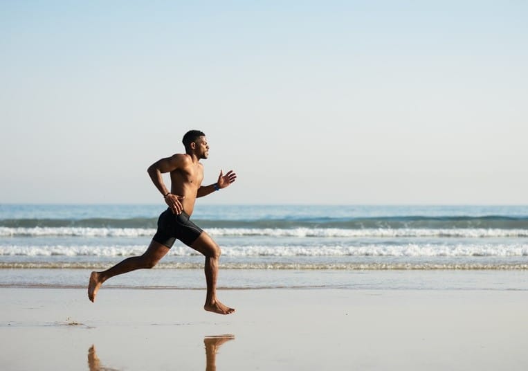 barefoot running courrir pied nu